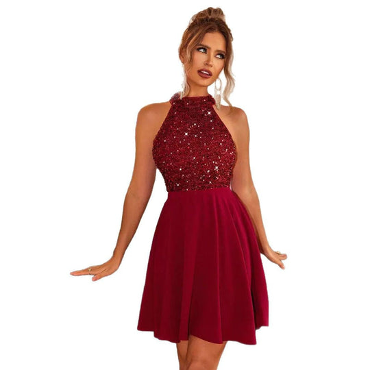 EB | Sinnliche Slim Fit Halter Mini Kleid