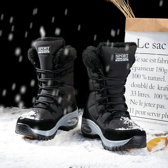 Damen winterliche Schneestiefel mit isolierendem Futter und rutschfester Sohle EB