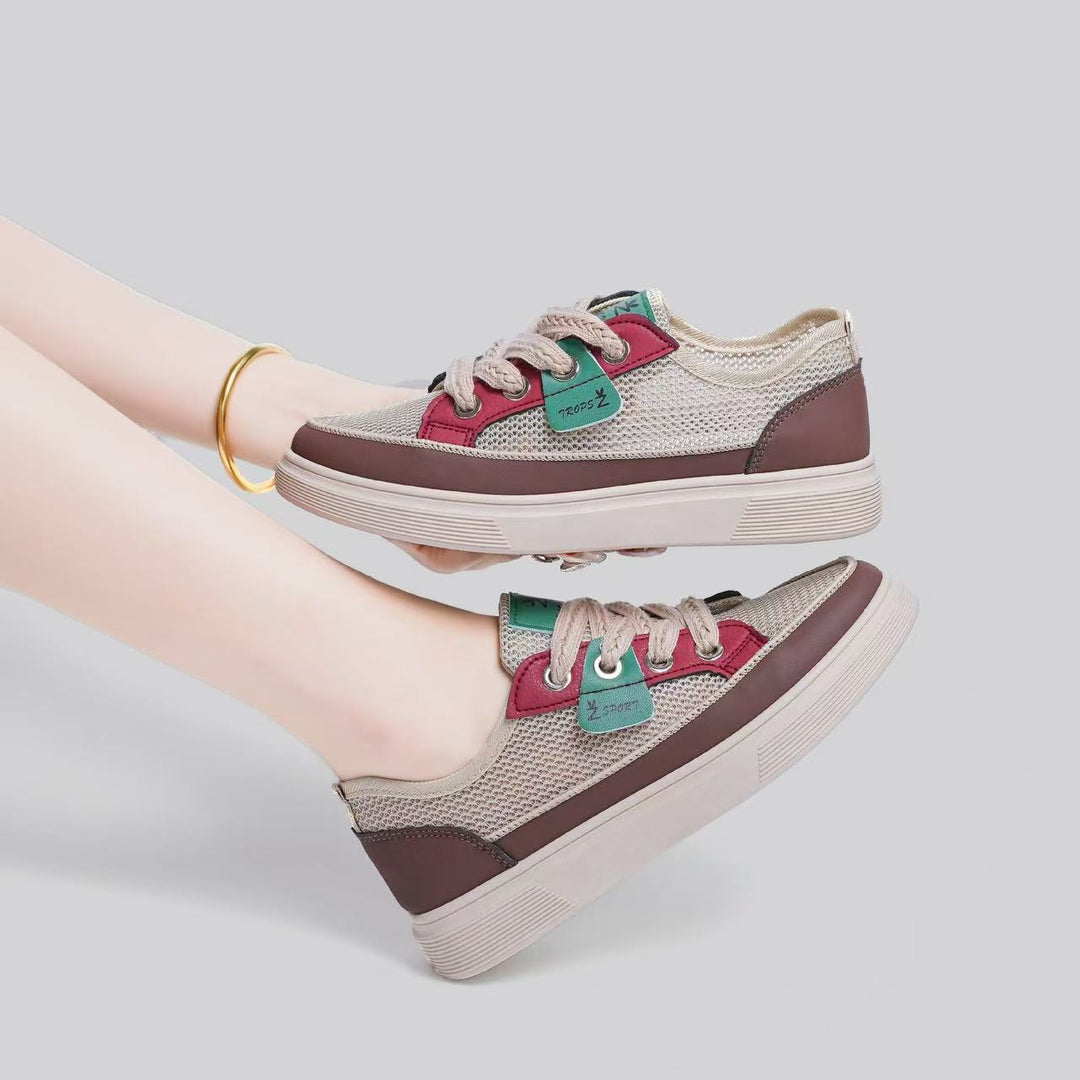 Damen Atmungsaktive Freizeit-Sneaker mit sportlichem Design EB