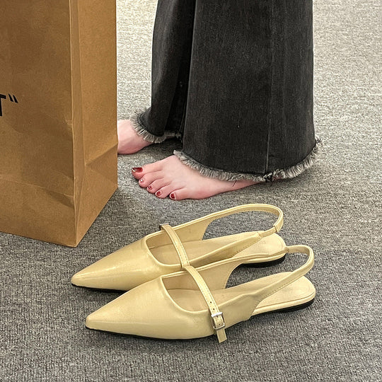 Damen Slingback Schuhe mit elegantem Riemen EB
