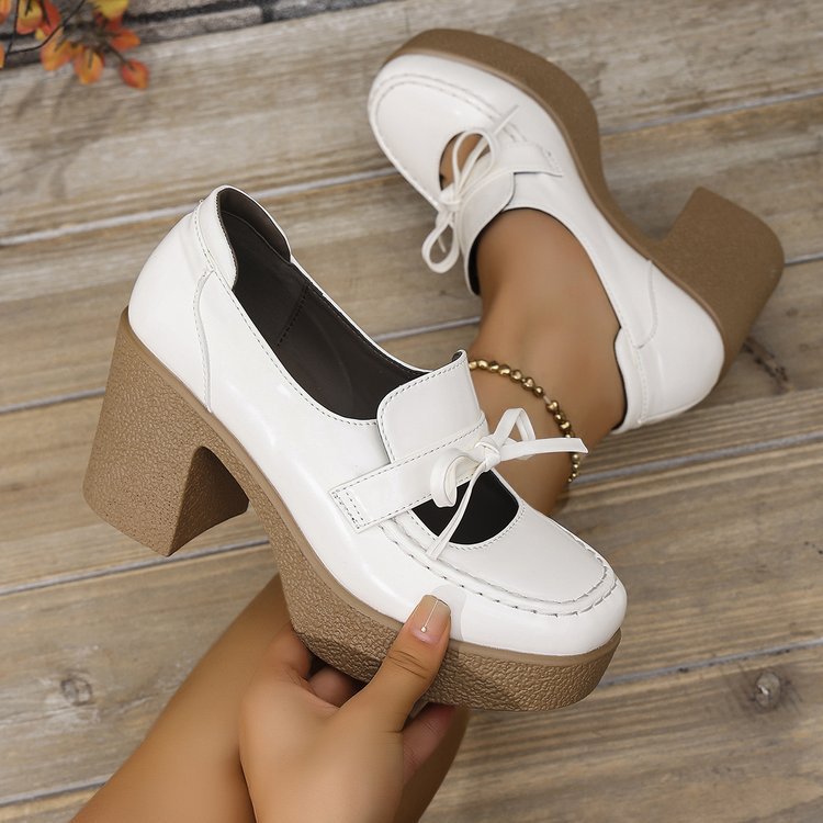 Damen elegante Clogs mit hohem Absatz EB
