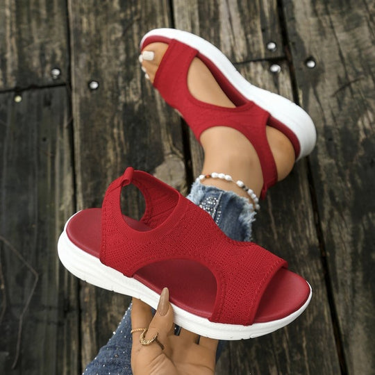 Damen Komfortable Slip-On Sandalen mit ergonomischem Design EB