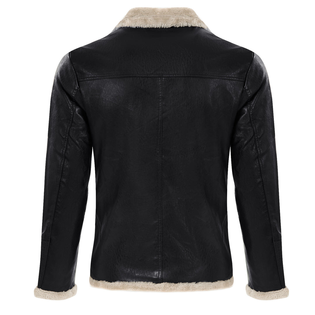 Herren elegante jacke mit Kuschelkragen EB