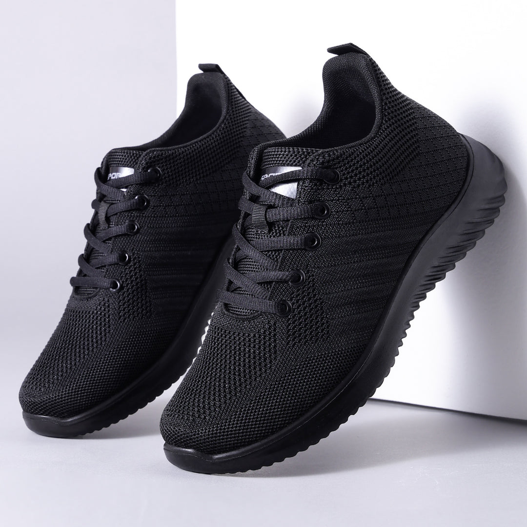 Damen Sportliche Lauf- und Freizeitschuhe mit atmungsaktivem Netz-Obermaterial EB