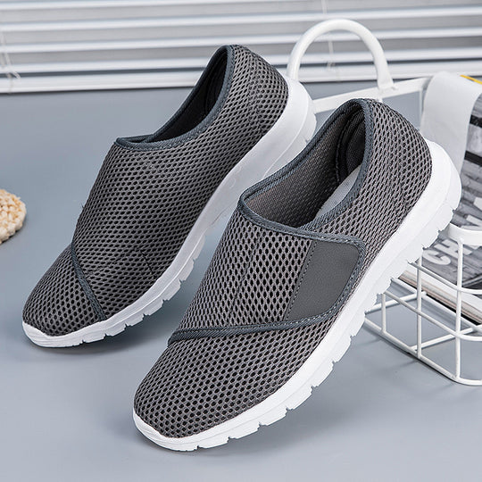 Damen Atmungsaktive Slip-On Sneakers mit flexiblem Netzdesign EB