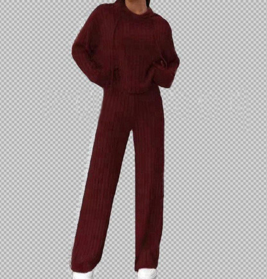 Damen lässiger Strickanzug EB