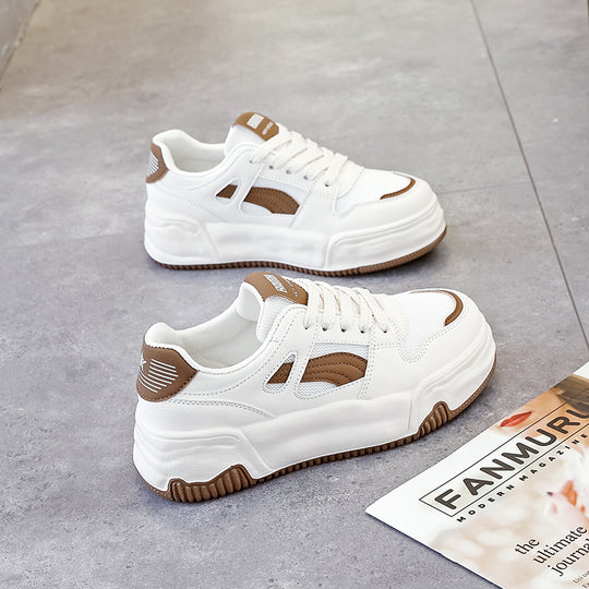 Damen Sneakers mit trendigem Design und gepolsterter Sohle EB