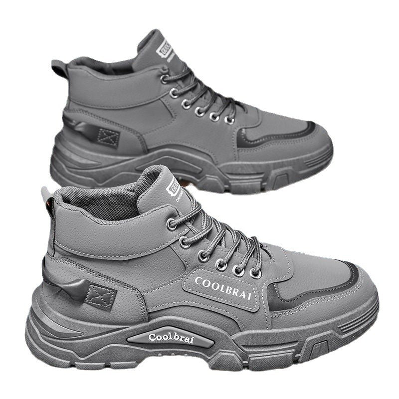 Damen Robuste High-Top Sneakers mit dämpfender Sohle und strapazierfähigem Obermaterial EB