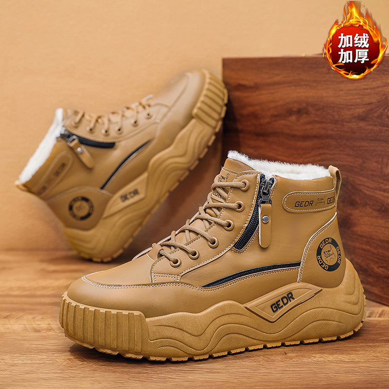 Damen Gefütterte Winterstiefel mit rutschfester Sohle und praktischem Reißverschluss EB