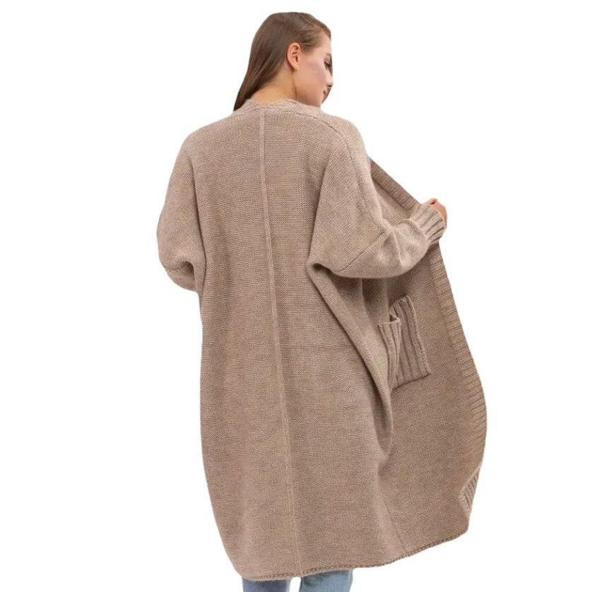 Damen Oversized Strickmantel EB