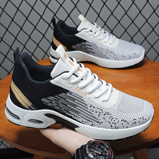 Damen Sportliche Mesh-Sneakers mit dämpfender Sohle EB