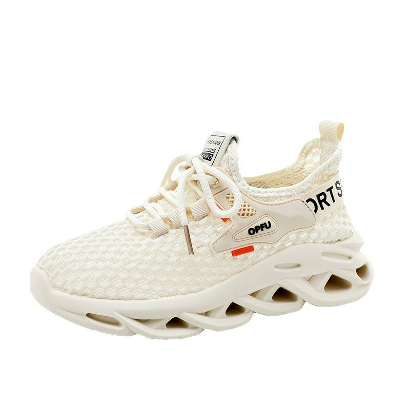 Damen Sportliche Sneaker mit atmungsaktiver Mesh-Oberfläche und dämpfendem Profil EB