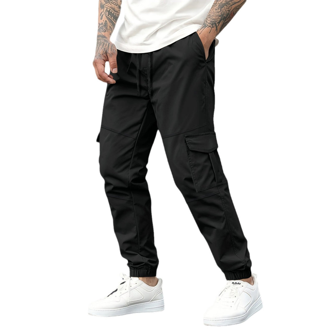 Herren Cargo-Jogginghose mit elastischem Bund und praktischen Cargotaschen EB