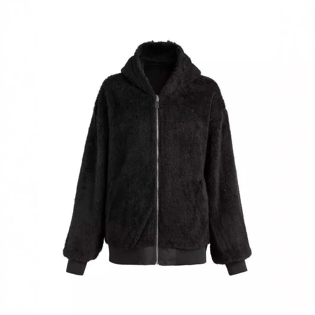Damen Kuschelige Fleece-Jacke EB
