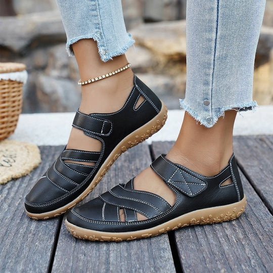 Damen Clogs mit verstellbaren Riemen und rutschfester Sohle EB