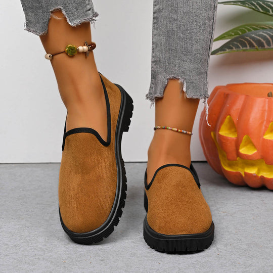 Damen Slip-On Sneaker mit tierischem Muster EB