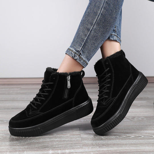 Damen Komfortable Winterstiefel mit isolierendem Futter und rutschfester Sohle EB