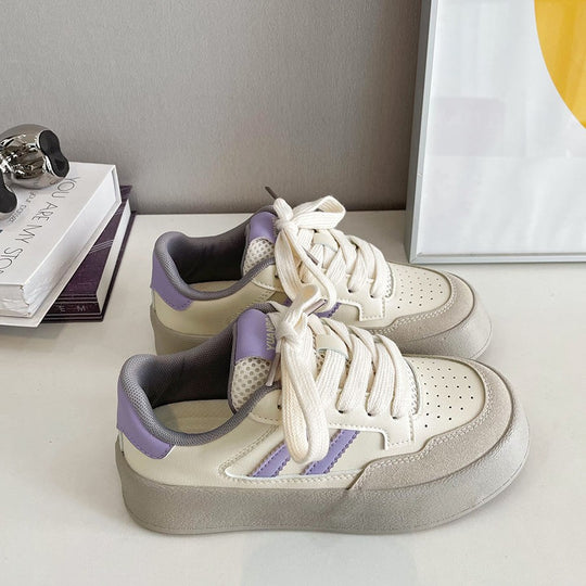 Damen Sportliche Sneakers mit dickem Profil und atmungsaktiver Obermaterialkombination EB