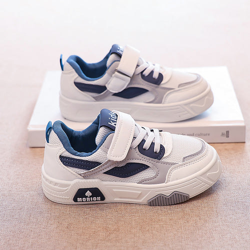 Damen sportliche Kindersneaker mit praktischen Klettverschlüssen EB
