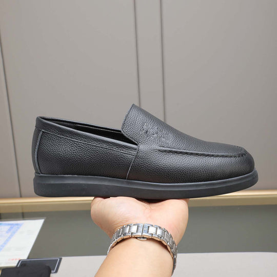 Damen Mokassin Slipper mit erstklassiger Ledervariante und rutschfester Sohle EB