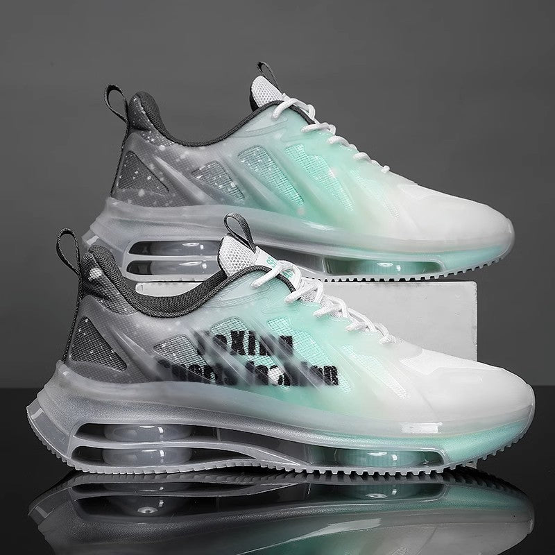 Damen Sportliche Sneakers mit transparentem Obermaterial und LED-Beleuchtung EB