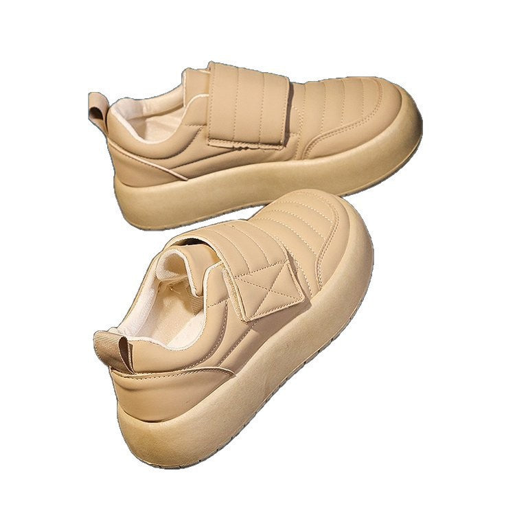 Damen trendige Slip-On Sneakers mit gepolsterter Oberfläche EB