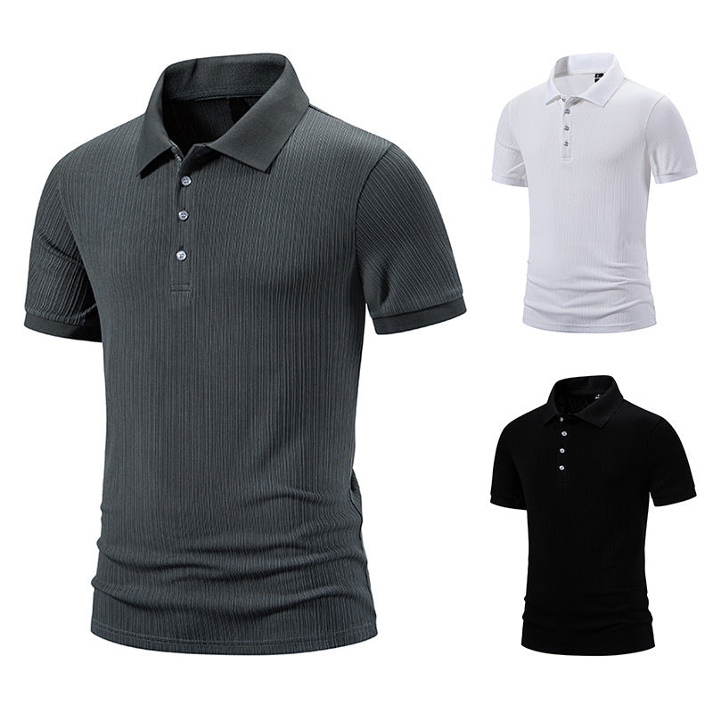 Herren hochwertiges Poloshirt mit moderner Struktur EB