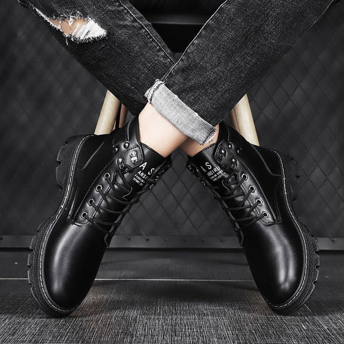 Herren Stiefel mit robuster Sohle und modischem Design EB