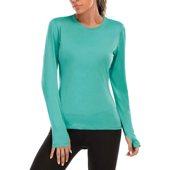 Damen Funktionslongsleeve mit feuchtigkeitsableitendem Material EB