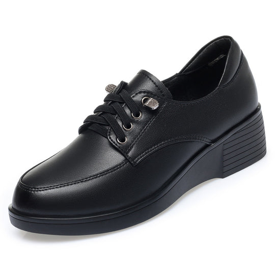 Damen Komfortable High-Top Sneaker mit elegantem Blockabsatz EB