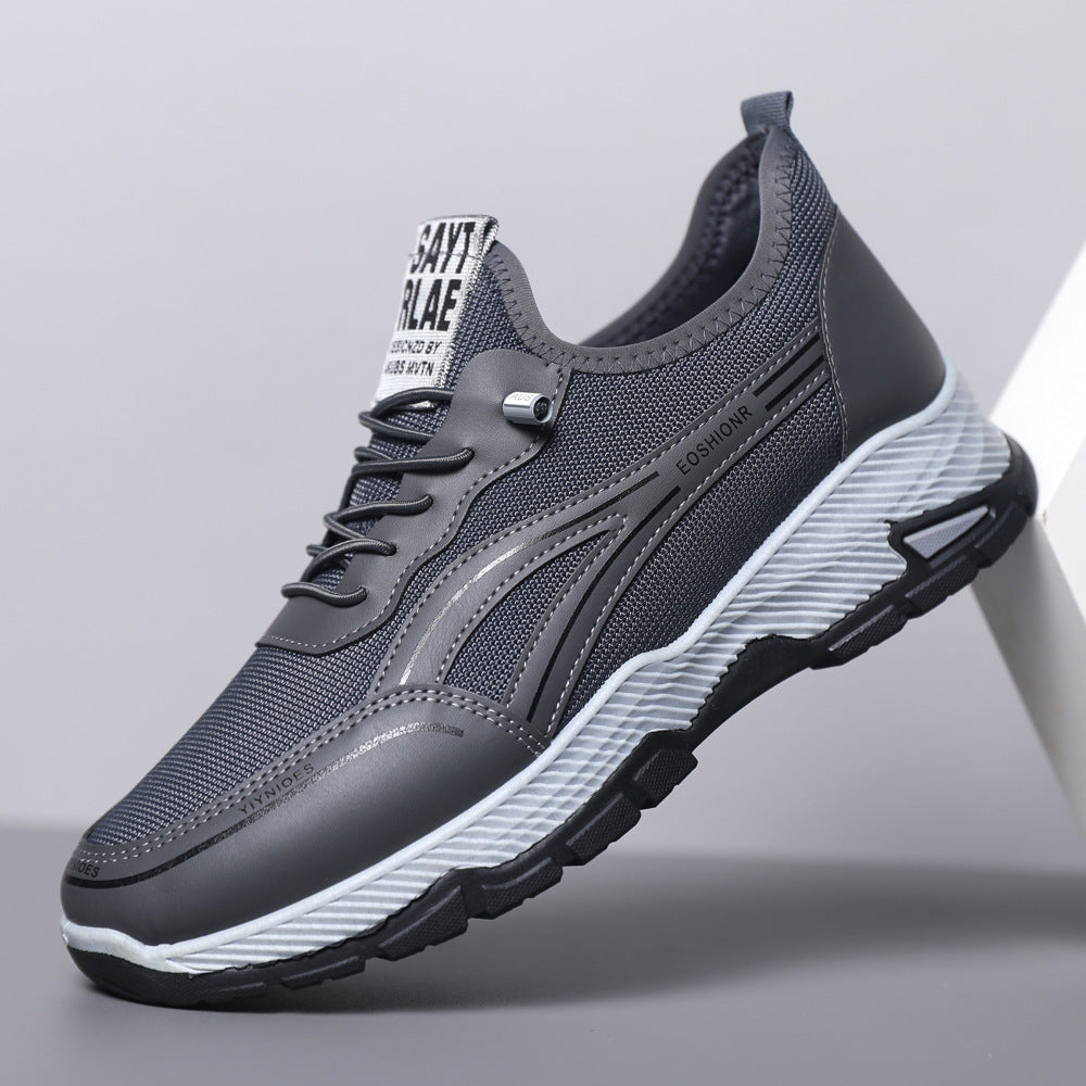 Damen Sportliche Leichtgewicht-Sneaker mit atmungsaktiver Mesh-Oberfläche und rutschfester Sohle EB