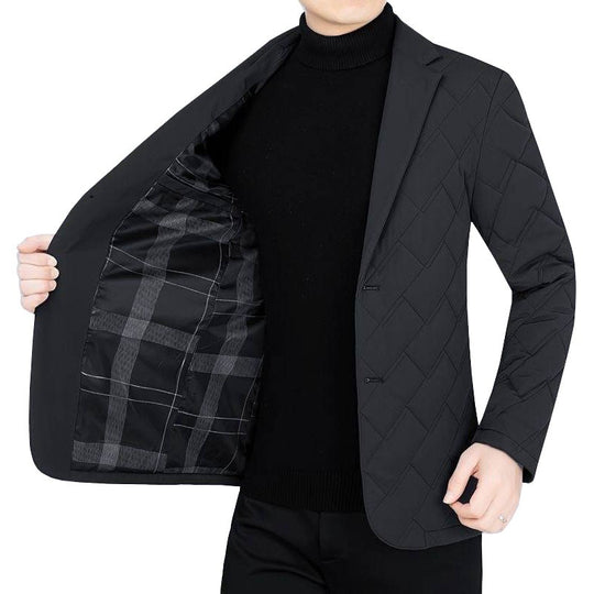 Herren gesteppter Business-Blazer mit leichter Thermo-Isolierung EB