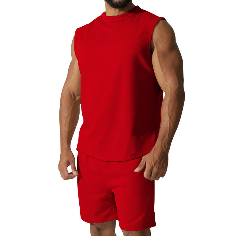 Herren sportliches Kurzarm-Set aus atmungsaktivem Material EB