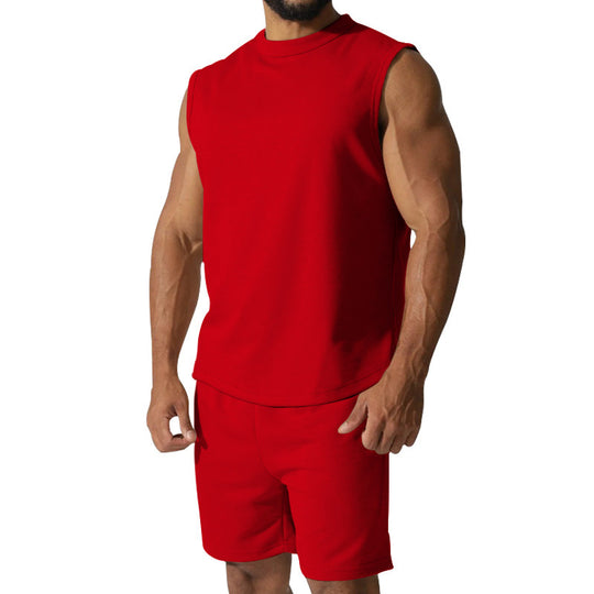 Herren sportliches Kurzarm-Set aus atmungsaktivem Material EB