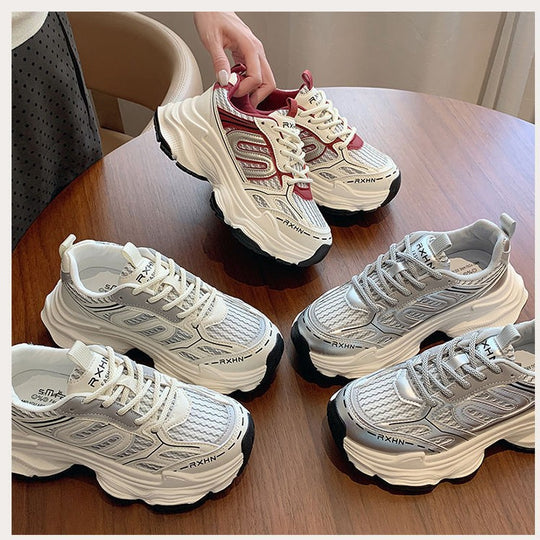 Damen Sportliche Sneakers mit innovativem Dämpfungssystem und trendigem Design EB