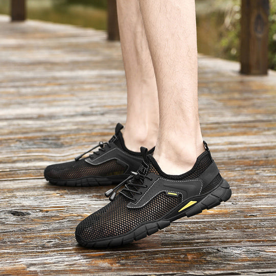 Herren Atmungsaktive Sport Sneakers mit rutschfester Sohle EB