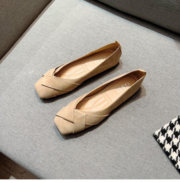 Damen Ballerinas mit elegantem Kreuzband-Design EB