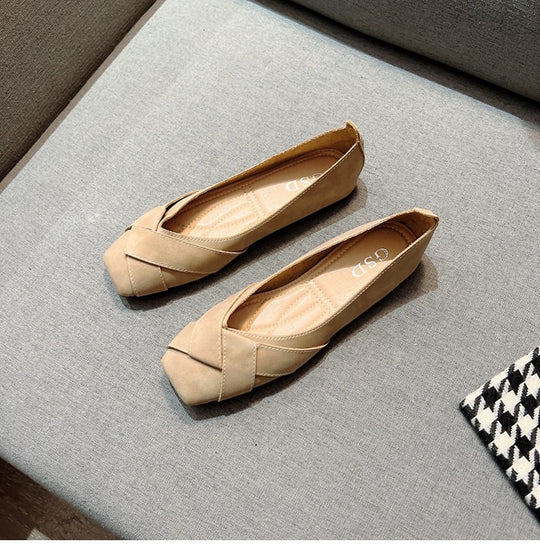 Damen Ballerinas mit elegantem Kreuzband-Design EB