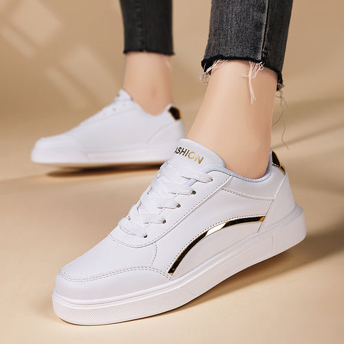 Damen Modische Freizeit-Sneaker mit dämpfender Sohle EB
