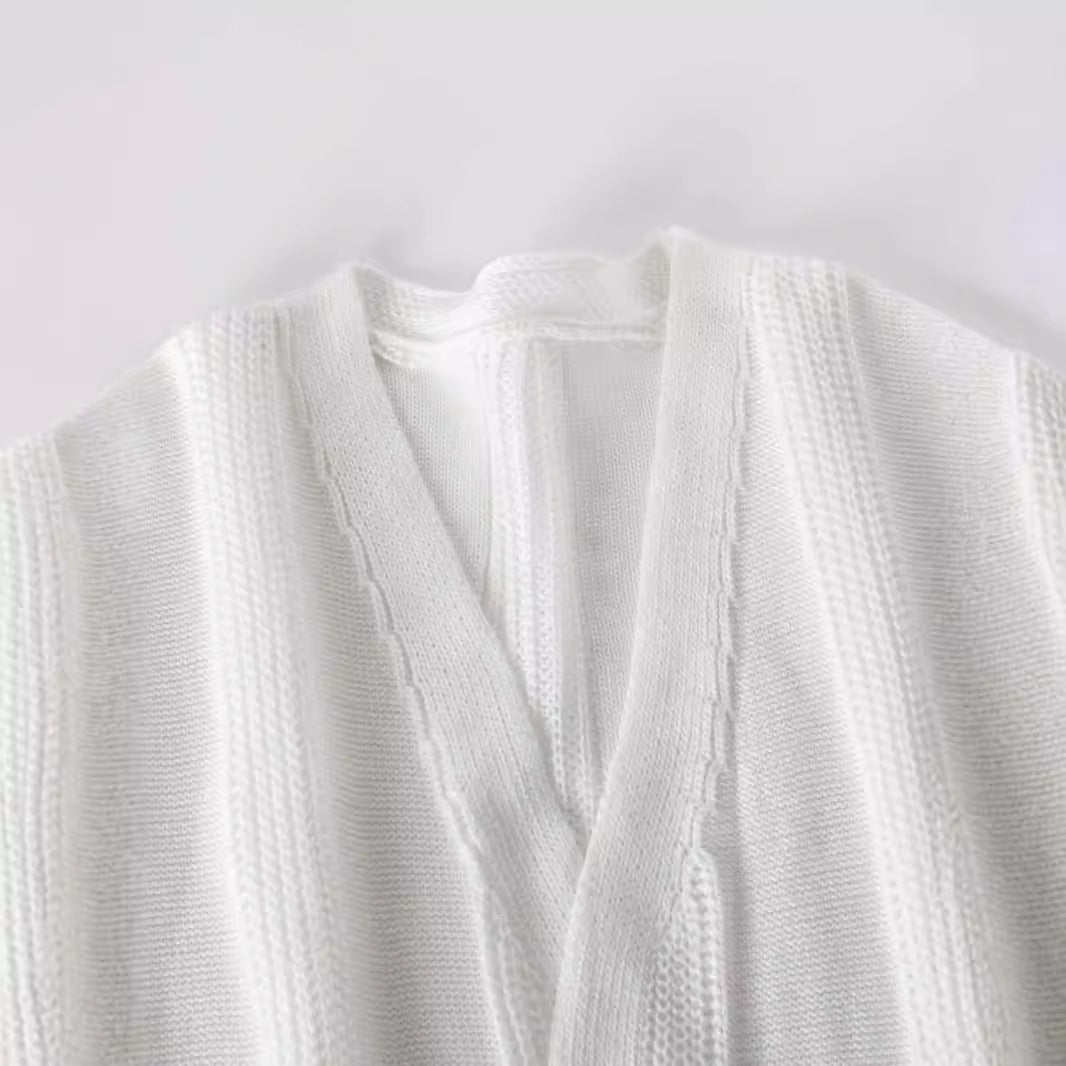 Damen Grobstrick Cardigan mit praktischen Taschen und lässigem Schnitt EB