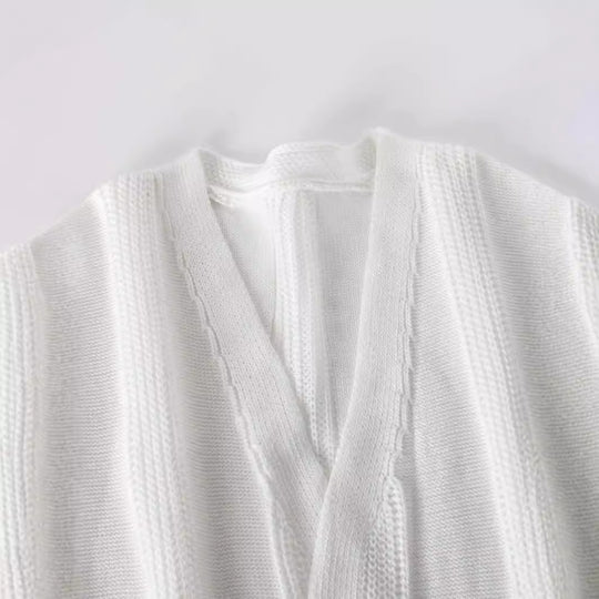 Damen Grobstrick Cardigan mit praktischen Taschen und lässigem Schnitt EB