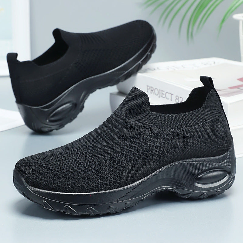 Damen Atmungsaktive Strick-Sneaker mit flexiblem Sohlenkomfort EB