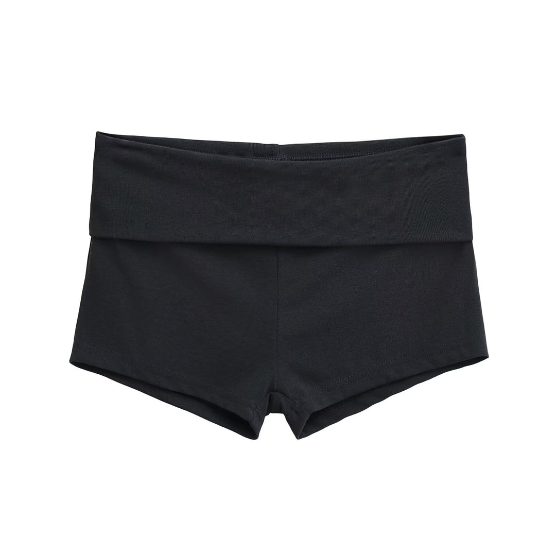 Damen bequeme Sportshorts mit breitem Bund EB