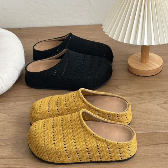 Damen Hausschuhe mit bequemem Riemendesign EB