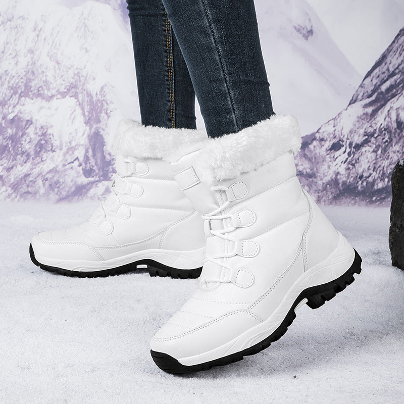 EB | Stiefel - Knöchelhöhe - Ge Quiltete Nähte - Fleece Gefüttert