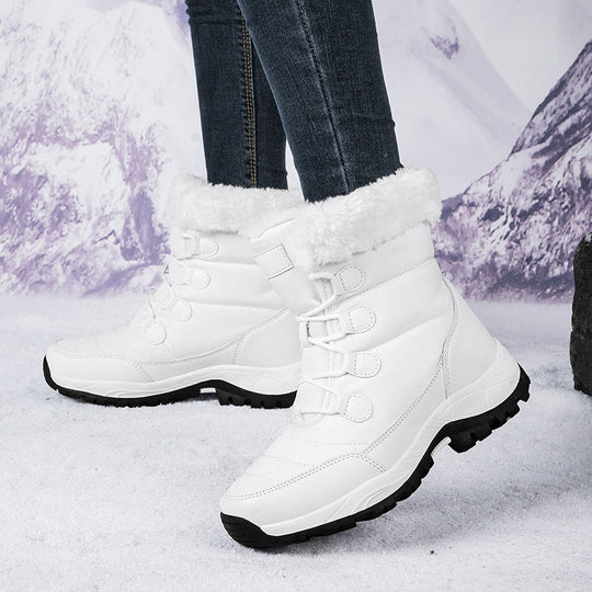 EB | Stiefel - Knöchelhöhe - Ge Quiltete Nähte - Fleece Gefüttert