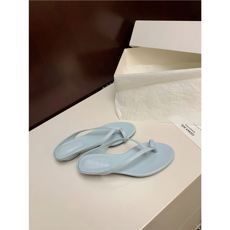 Damen Zehentrenner-Sandalen mit eleganten Riemen und komfortabler Sohle EB