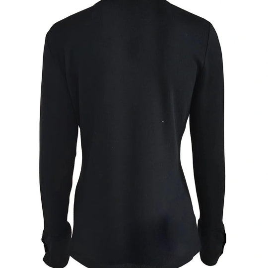 Damen Langarmshirt mit eleganten Knöpfen EB