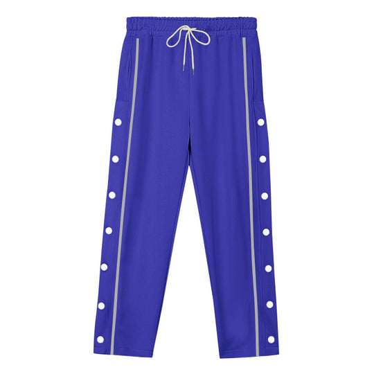 Unisex nan leichte Sport-Trainingshose mit Druckknopfleiste und elastischem Kordelbund EB