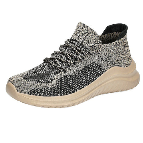 Damen Sportliche Strick-Sneaker mit elastischem Kragen und flexibel gedämpfter Sohle EB